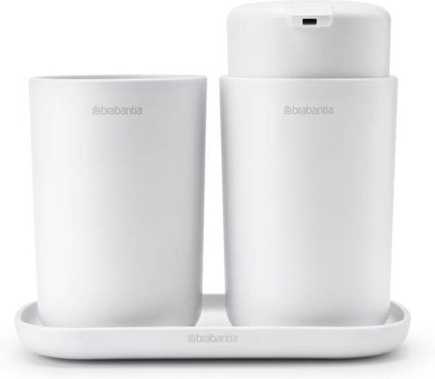 Brabantia Renew Badkameraccessoires, Set Van 3 White