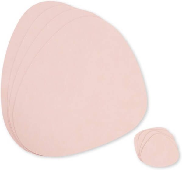 LIND DNA Giftset Curve L placemat en onderzetter set van 8