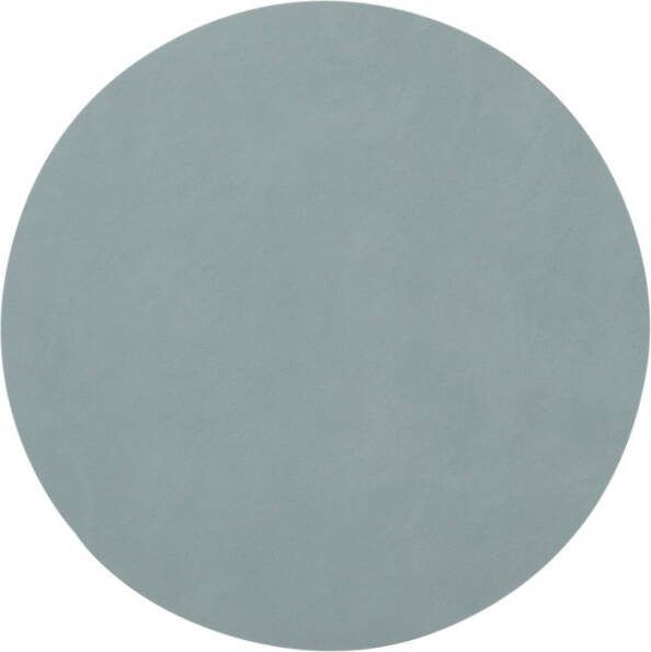 LIND DNA Table Mat Circle placemat van gerecycled leer 40 cm