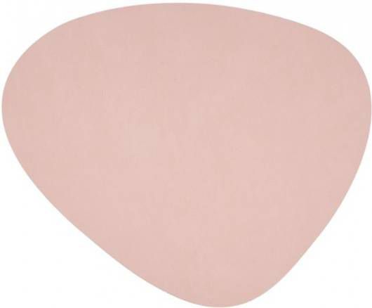 LIND DNA Table Mat Curve placemat van leer 37 x 44 cm