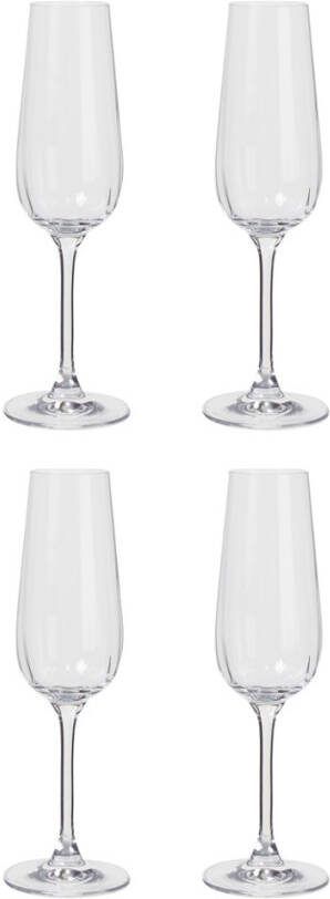 Villeroy & Boch Rose Garden Champagne glazen 120ml, 4 stuks