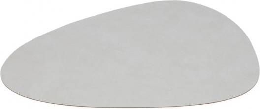 LIND DNA Table Mat Curve placemat van leer 37 x 44 cm