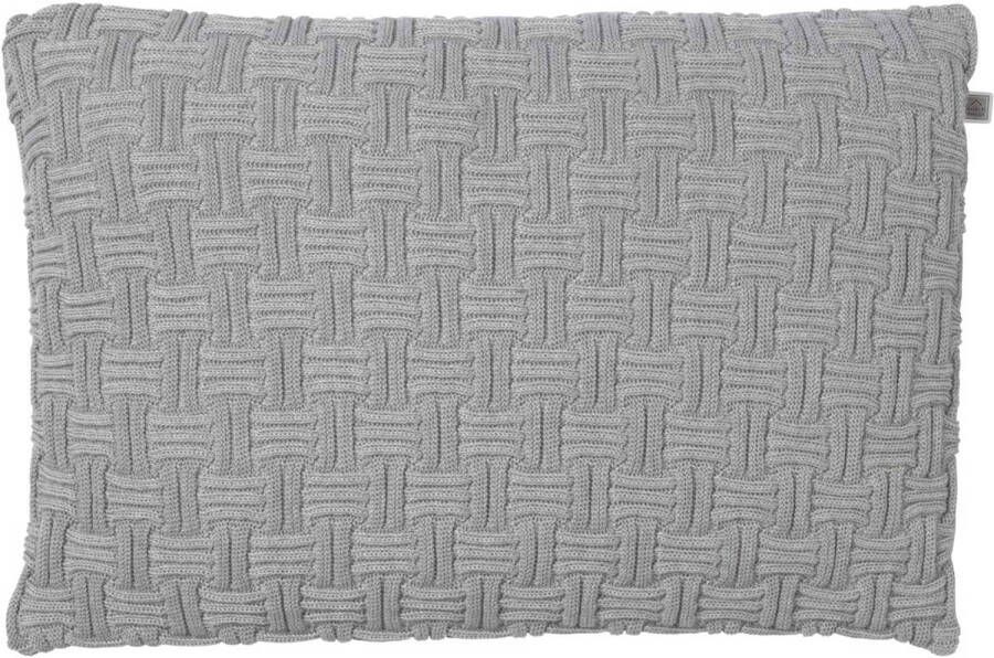 Dutch Decor Emden Kussenhoes Lichtgrijs 40x60 Cm