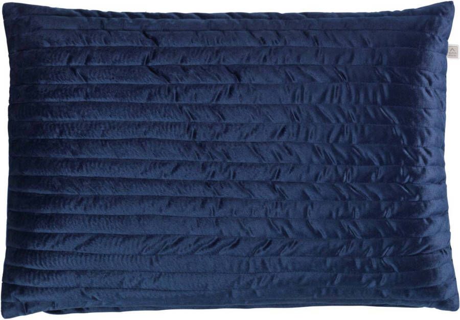 Dutch Decor Samla Sierkussen 40x60 Cm Donkerblauw