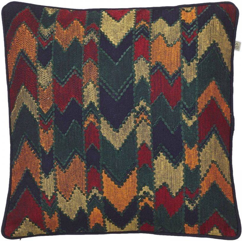 Dutch Decor Sierkussen Lilke 45x45 Cm Donkerblauw