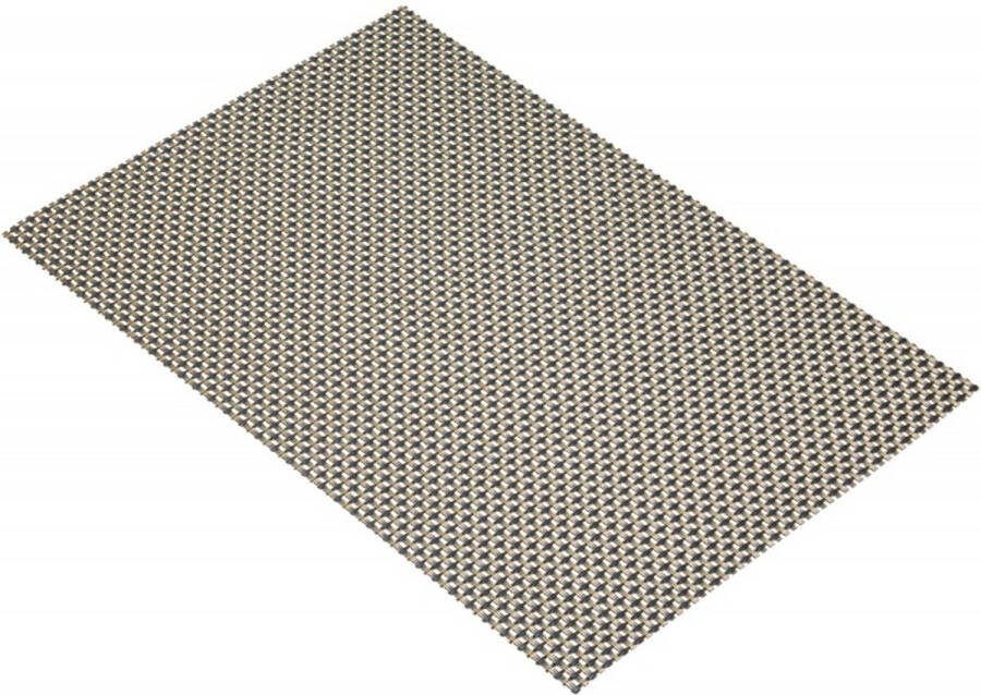 KitchenCraft Placemat Woven Goud/zwart, 30x45cm