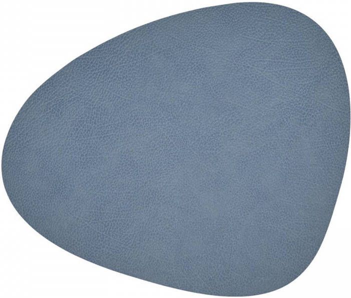 Cookinglife Lind Dna Placemat Leer Hippo Lichtblauw 37 X 44 Cm