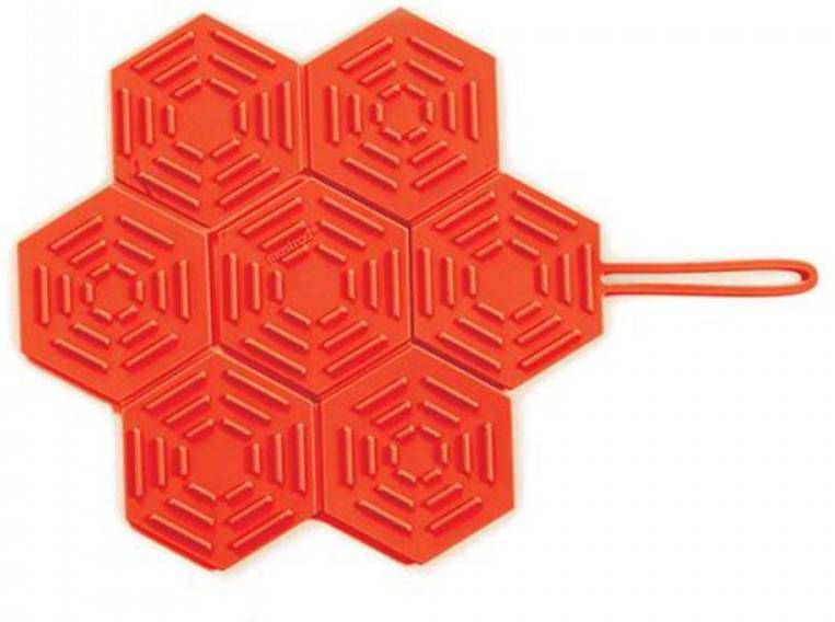 Opvouwbare onderzetter, rood Mastrad