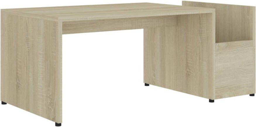 VidaXL Salontafel 90x45x35 Cm Spaanplaat Sonoma Eikenkleurig