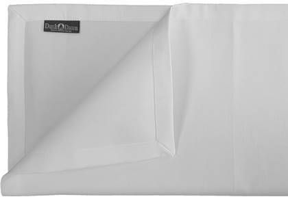Dusk till Dawn Katoenen Tafelloper 50x150cm Wit