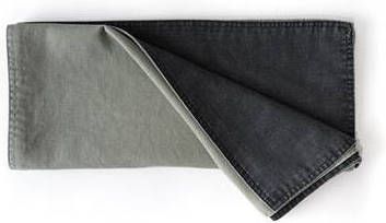 Dutch Rose Tafelloper 40x150 cm dubbelzijdig groen grijs