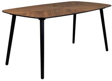 Dutchbone Eettafel 'Clover' Notenhout, 165 x 90cm