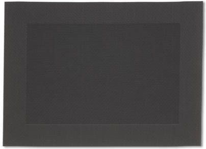 Kela Set van 4 Placemat, Antraciet | Nicoletta