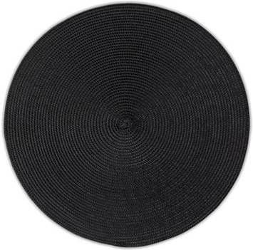 Kela Set van 4 Placemat, Zwart | Kimya