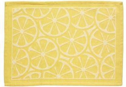 Kela Set van 6 Placemat, Citroen | Citrus