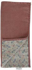 Laura Ashley Tafelloper Oxblood Rood dubbelzijdig Uni/Daniela 40x150cm