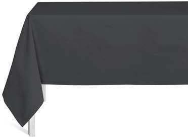 Tafelkleed zwart katoen 140 x 240 cm Reglisse