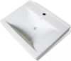 VidaXL Luxe wastafel met kraangat wit rechthoekig keramiek 60x46 cm online kopen