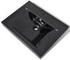 VidaXL Luxe wastafel met kraangat zwart rechthoekig keramiek 60x46 cm online kopen