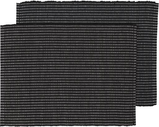 HEMA Stoffen Placemats 2 Stuks(zwart )