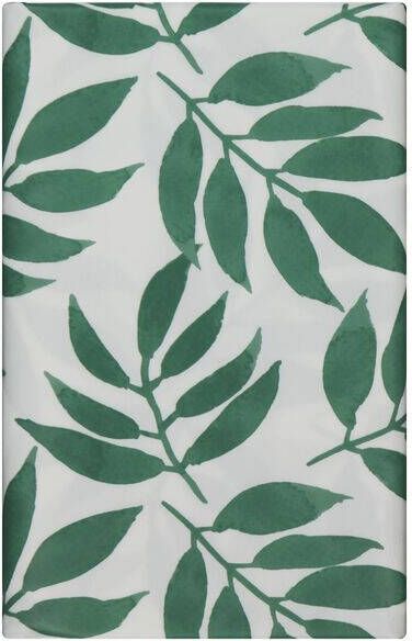 HEMA Tafelzeil 140x240 Polyester Bladeren(middengroen )