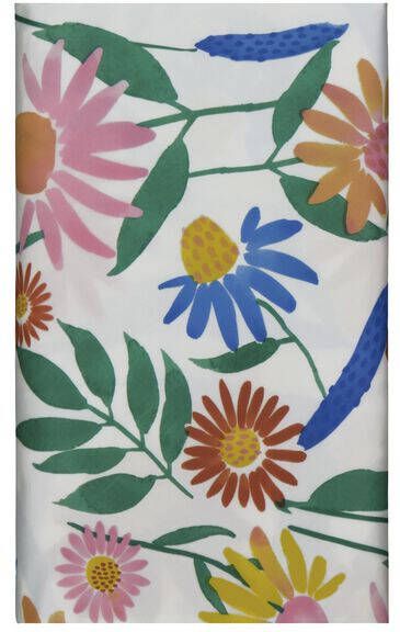 HEMA Tafelzeil 140x240 Polyester Wilde Bloemen(multicolor )