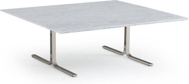 AM.PM Vierkante salontafel in marmer en metaal, Belno