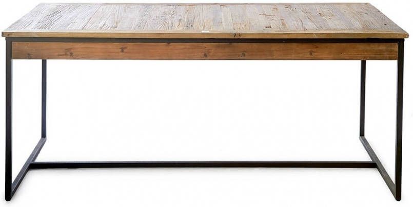 Rivièra Maison Shelter Island Eettafel Hout/Ijzer 160 x 98 cm Groen