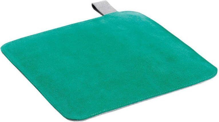 HAY Suede Pannenlap Groen/21, 5 x 21, 5 cm.