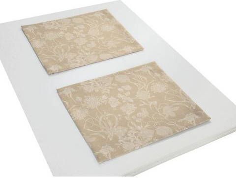 Adam Set placemats Flower Cuvée Light(set, 2 stuks )