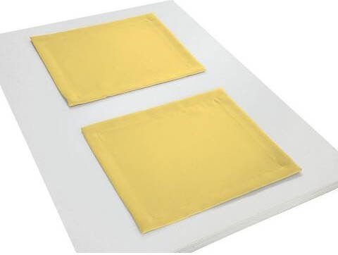 Adam Set placemats Uni Collection Light(set, 2 stuks )