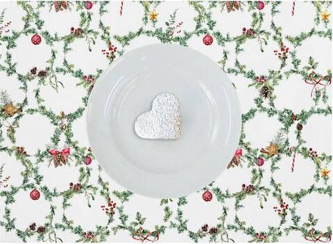 APELT Set placemats 3606 WINTERWERELD, kerstversiering, kerst Digitale print(set, 2 stuks )