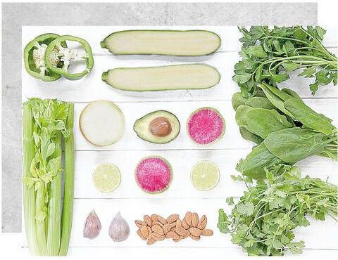 APELT Set placemats 3955 DELICATESSEN groente(set, 4 stuks )