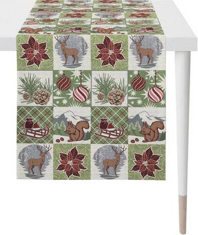 APELT Tafelloper 1531 WINTERWERELD, gobelin, kerstversiering, kerst(1 stuk )