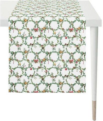 APELT Tafelloper 3606 WINTERWERELD, kerstversiering, kerst Digitale print(1 stuk )