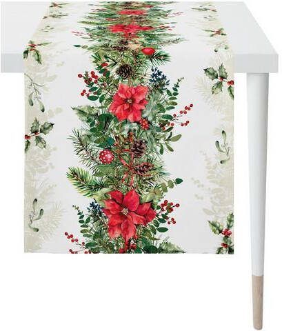 APELT Tafelloper 3607 WINTERWERELD, kerstversiering, kerst Digitale print(1 stuk )