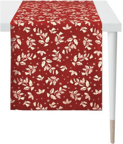 APELT Tafelloper 3625 christmas Elegance, jacquardweefsel, kerstversiering, kerst met glanzende draden(1 stuk )