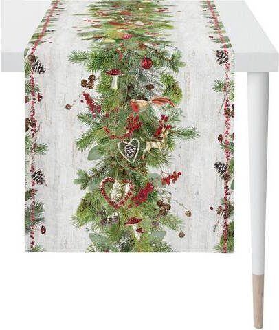 APELT Tafelloper 9529 WINTERWERELD, kerstversiering, kerst Digitale print(1 stuk )