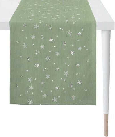 APELT Tafelloper 9600 CHRISTMAS ELEGANCE, kerstversiering, kerst Lurex jacquardweefsel(1 stuk )