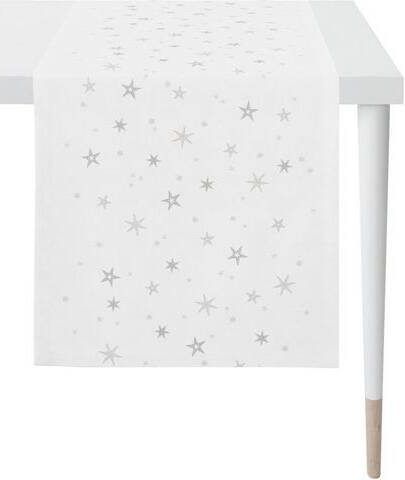 APELT Tafelloper 9600 CHRISTMAS ELEGANCE, kerstversiering, kerst Lurex jacquardweefsel(1 stuk )