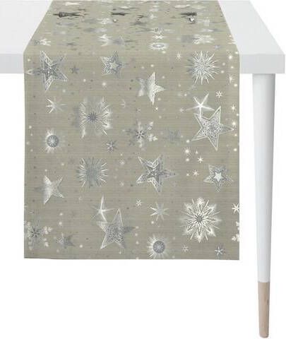 APELT Tafelloper 9602 CHRISTMAS ELEGANCE, kerstversiering, kerst Lurex jacquardweefsel(1 stuk )