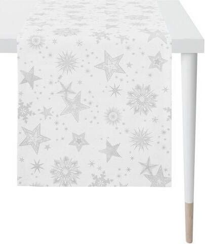 APELT Tafelloper 9602 CHRISTMAS ELEGANCE, kerstversiering, kerst Lurex jacquardweefsel(1 stuk )