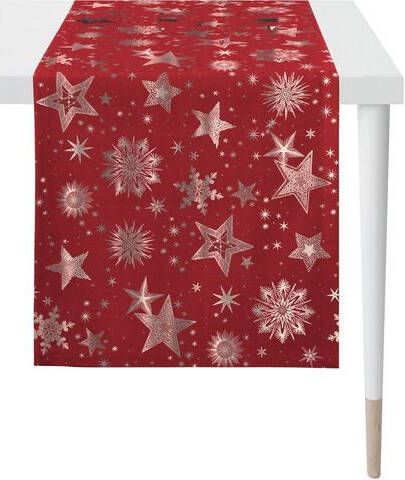 APELT Tafelloper 9602 CHRISTMAS ELEGANCE, kerstversiering, kerst Lurex jacquardweefsel(1 stuk )