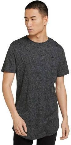 Tom Tailor Denim Lang shirt met een ronde hals