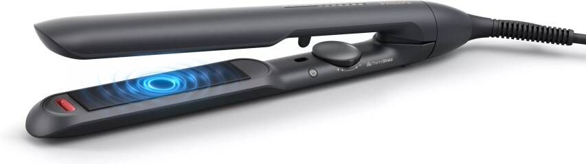 Philips Straightener Series 5000 BHS510/00 met thermoshield technologie, 12 instellingen, ioniseringsfunctie, inclusief hittebestendige onderzetter