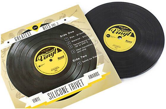 Balvi Koken & Tafelen Trivet Vinyl Zwart