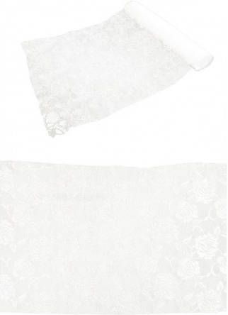 Confetti Kanten tafelloper 30cm x 5m