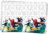 Merkloos Marvel Spiderman Themafeest Tafelkleed/tafelzeil 120 X 180 Cm Kinderfeestje Kunststof/plastic Tafeldecoraties