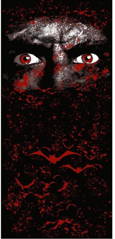 Confetti Tafelloper vampire face 500x30cm