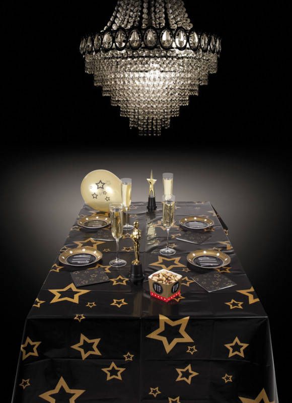 Feestbazaar Tafelkleed Hollywood VIP 130x180cm